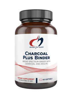 Charcoal Plus Binder™ by Designs for Health, 60 Softgels