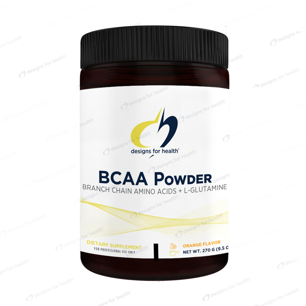 BCAA Powder with L-Glutamine by Designs for Health, 270g (9.5 oz)
