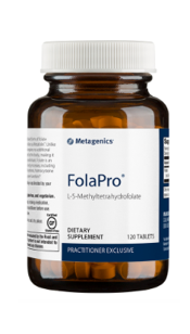 FolaPro® L-5-Methyltetrahydrofolate by Metagenics, 120 Tablets