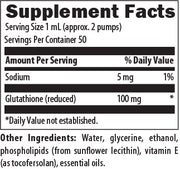 Liposomal Glutathione by Designs for Health, 1.7oz (50mL)