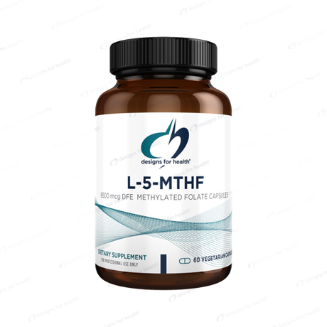 L-5-MTHF, 8500mcg by Designs for Health, 60 Vegetarian Capsules
