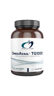 OmegAvail™ TG1000 by Designs for Health, 60 Softgels