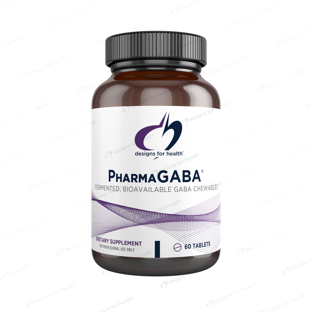 PharmaGABA™ by Designs for Health, 60 Chewable Tablets