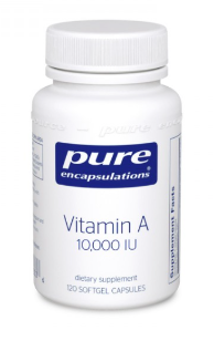 Vitamin A 10,000 iu by Pure Encapsulations, 120 Softgel Capsules